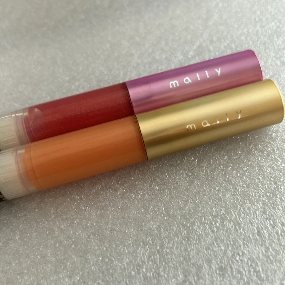 Mally Beauty Lipsticks High Shine Liquid Lipstick -  LOT OF 2  Brand New